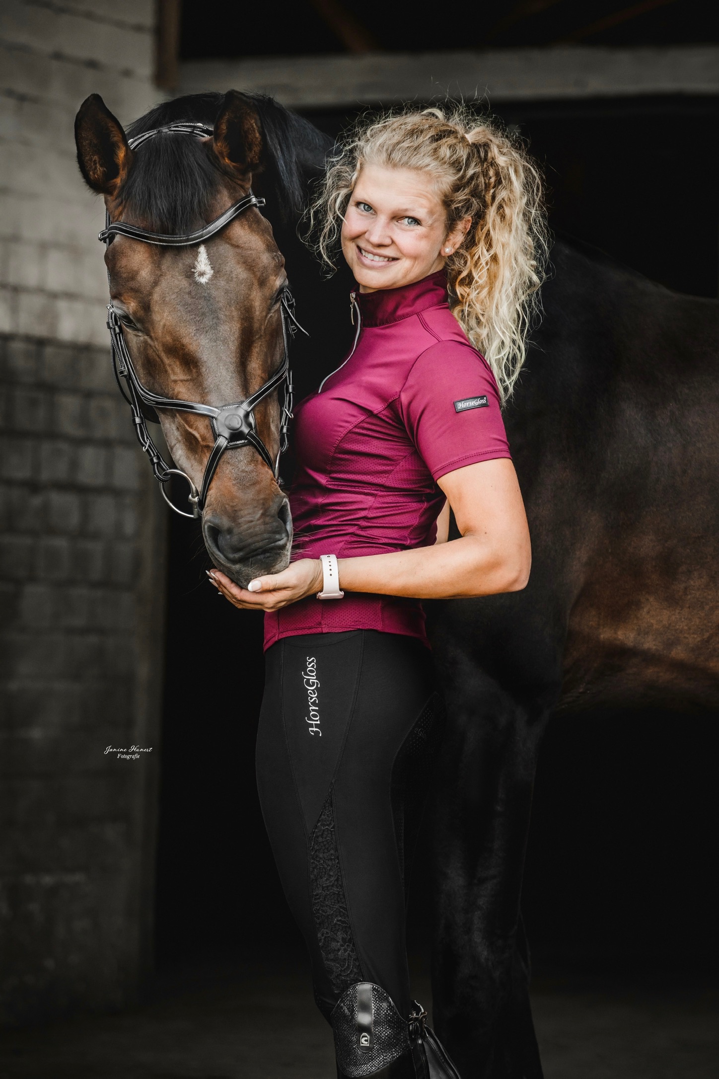Valerie Kampe mit Pferd