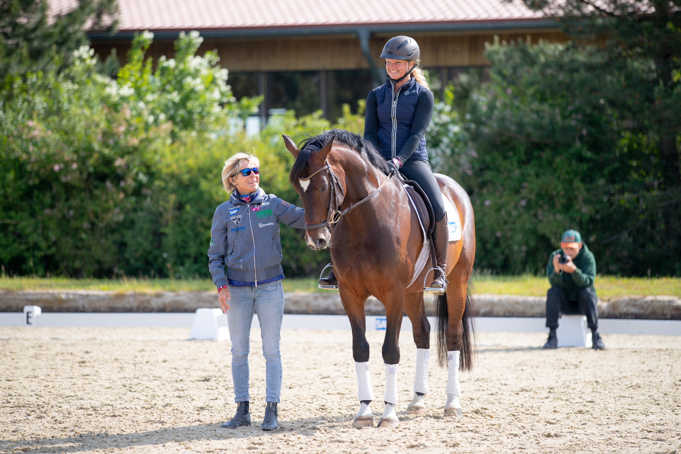 Valerie Kampe und Ingrid Klimke
